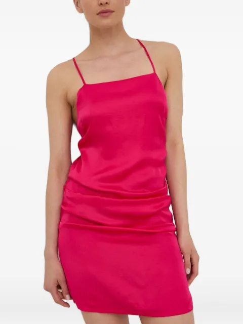 HERSKIND cross-back straps mini dress