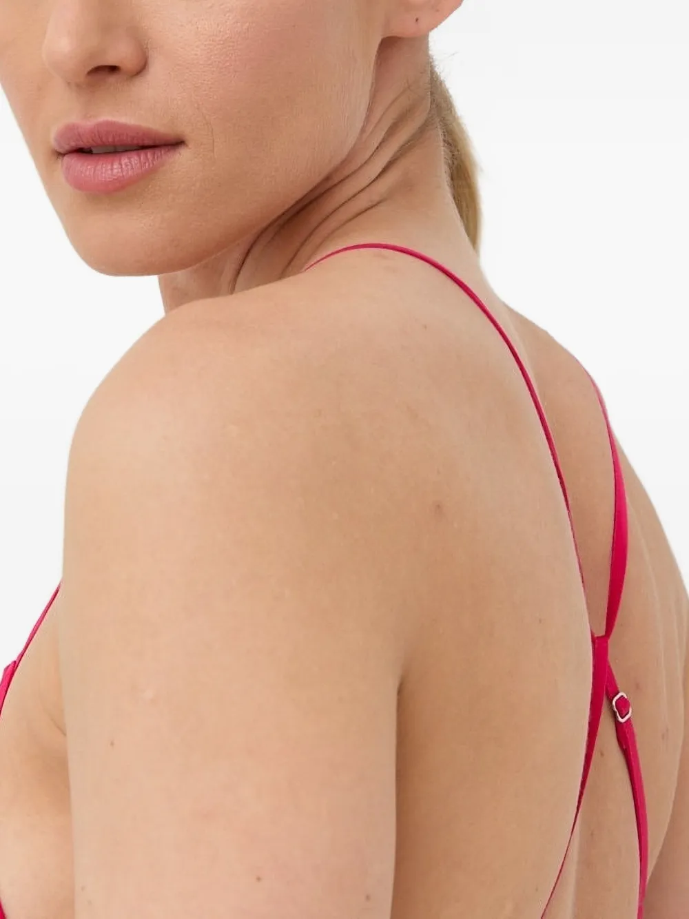 HERSKIND Mini-jurk met gekruiste bandjes Roze