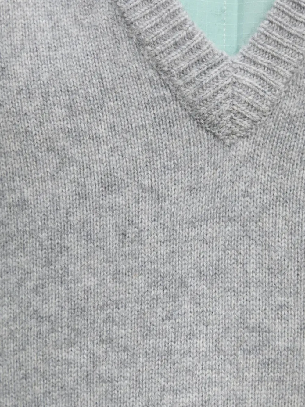 Herskind V-neck Ribbed Sweater In Gray