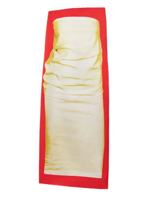 LOEWE bustier print dress