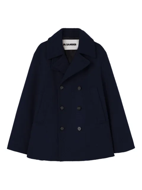 Jil Sander veste en laine à boutonnière croisée