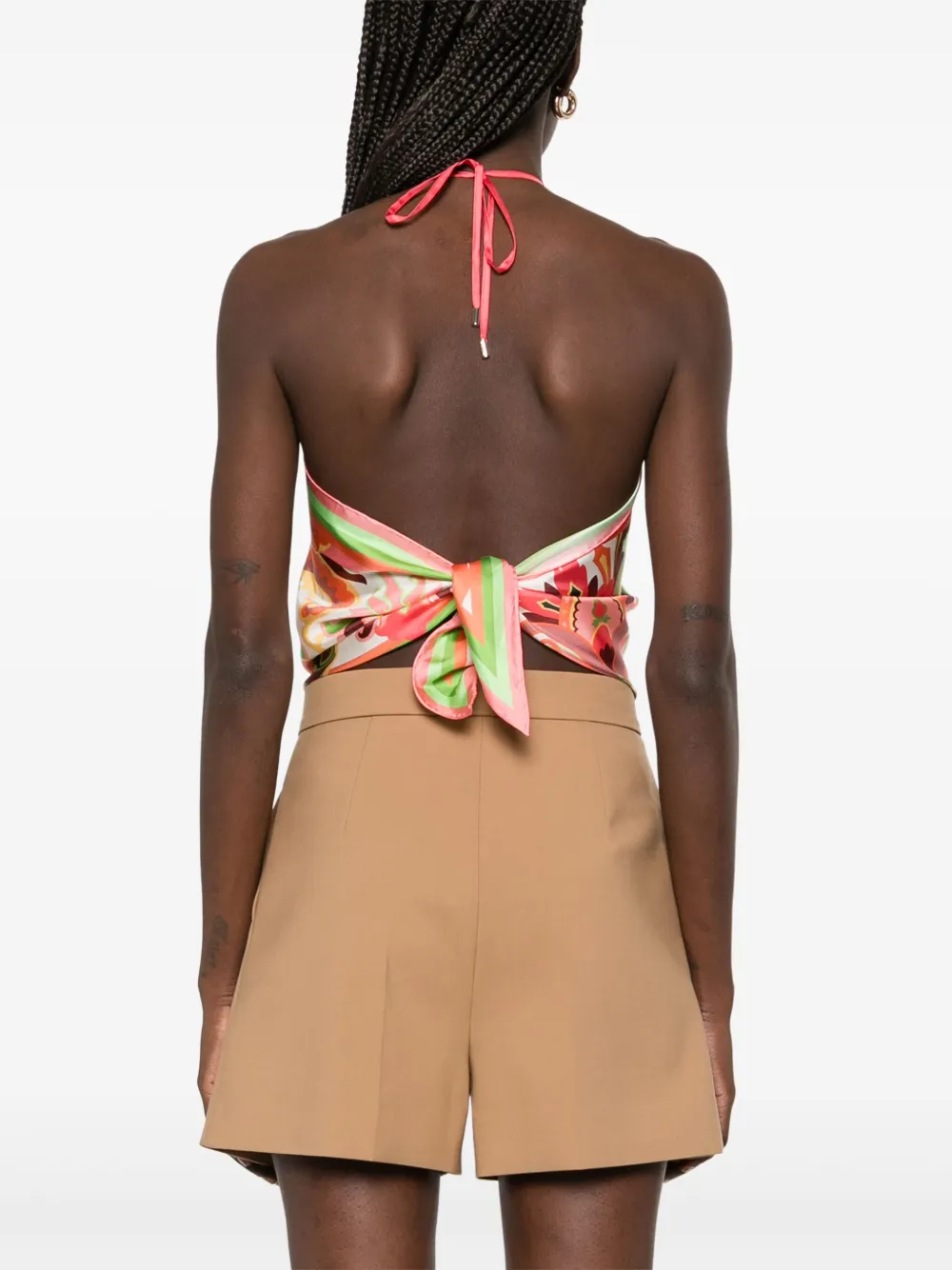 ETRO Top met paisley-print Roze