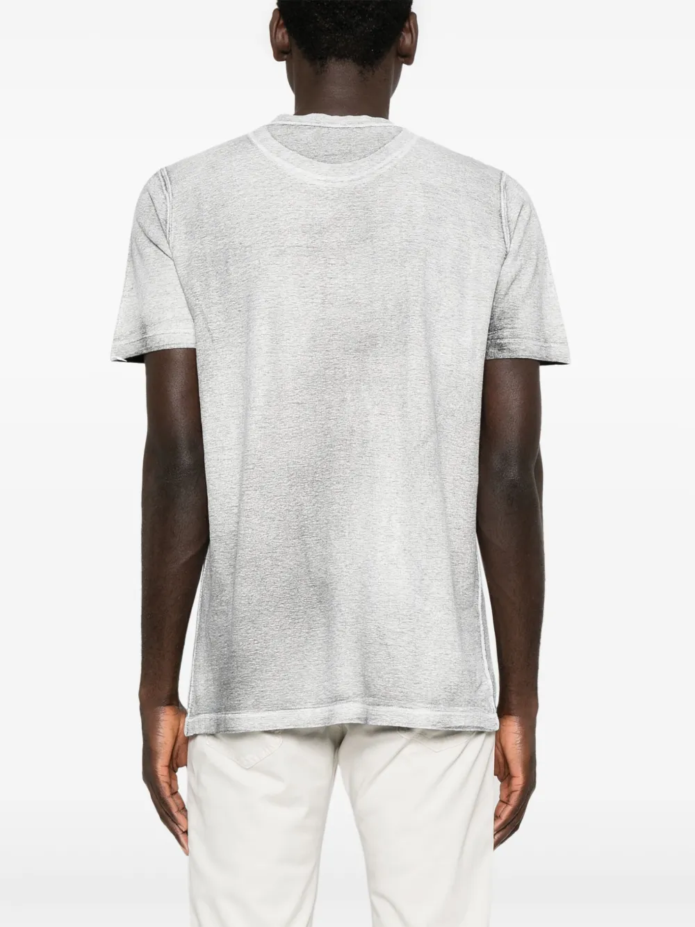 Avant Toi Linnen T-shirt Grijs
