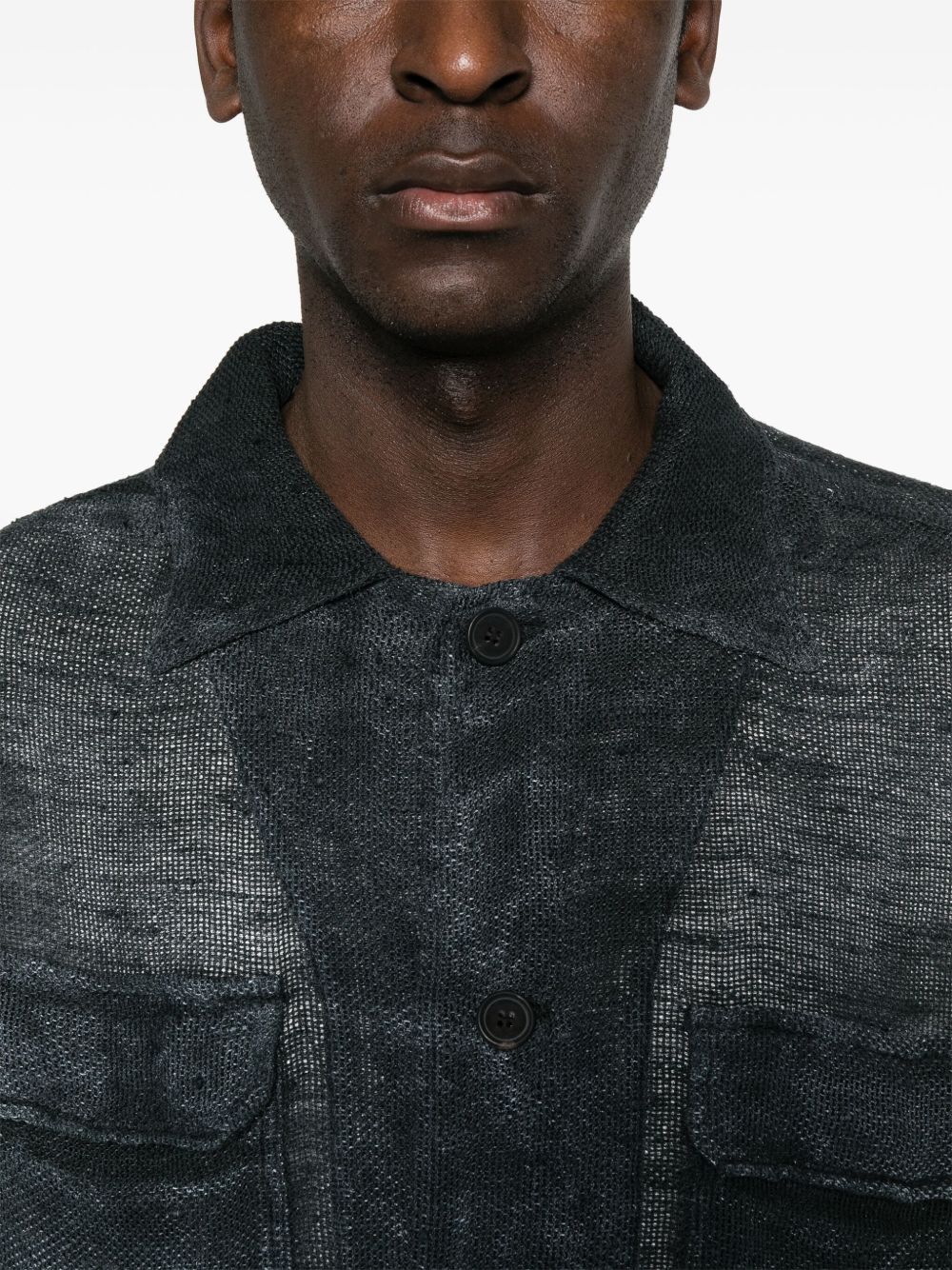 AVANT TOI KNITTED SHIRT JACKET