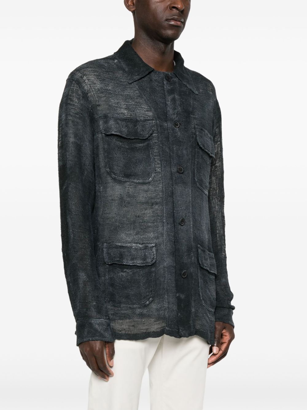 AVANT TOI KNITTED SHIRT JACKET