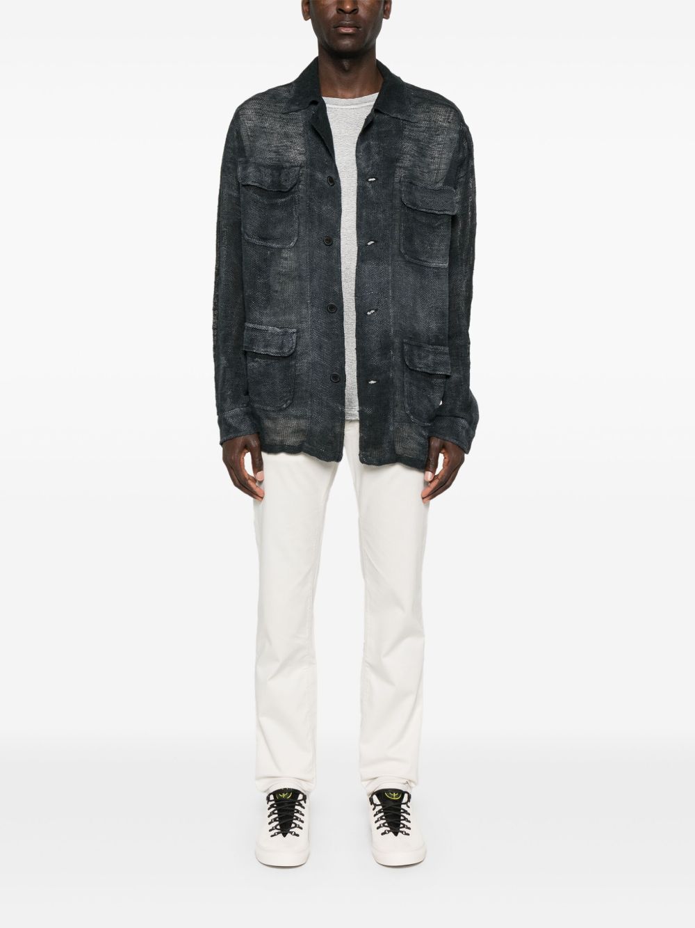 AVANT TOI KNITTED SHIRT JACKET