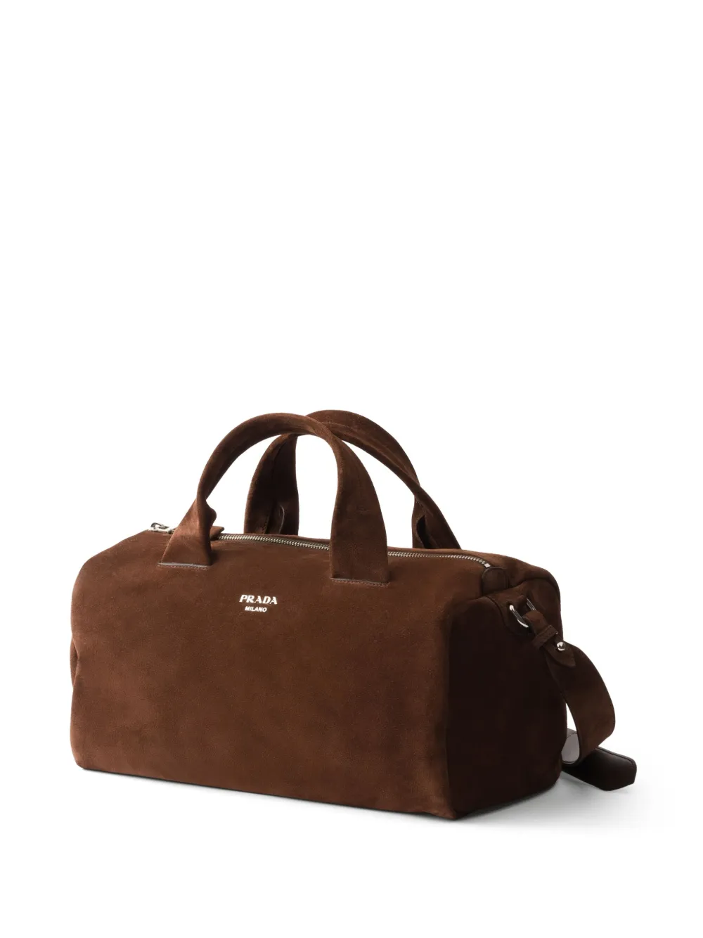 Prada Suède duffeltas Bruin