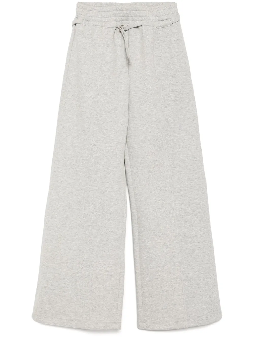 belted wide-leg sweatpants