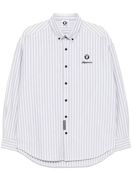 Chemise à rayures - AAPE BY *A BATHING APE® - Modalova