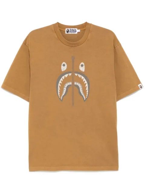 A BATHING APE® playera con logo estampado