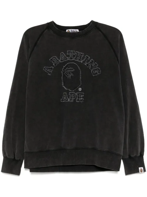 Pull zippé à patch logo - A BATHING APE® - Modalova