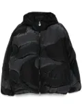 A BATHING APE® 1ST camo down jacket - Black