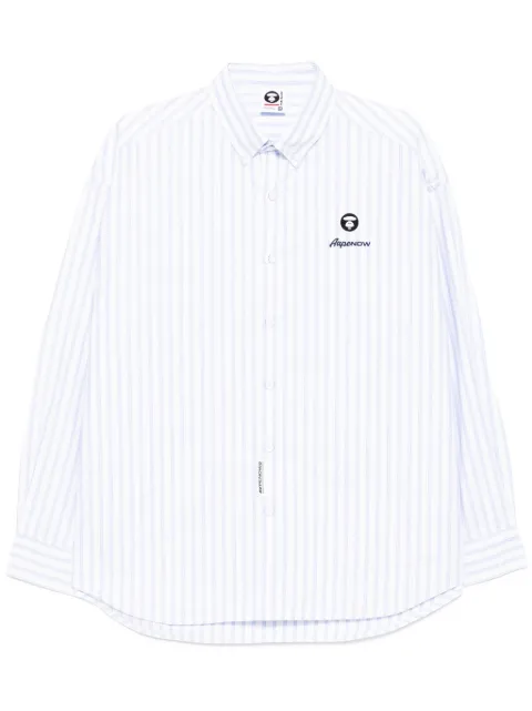 AAPE BY *A BATHING APE® striped shirt