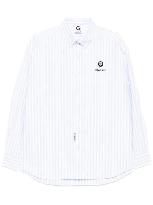 Chemise à rayures - AAPE BY *A BATHING APE® - Modalova