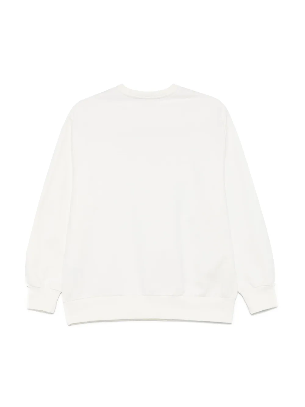 Elisabetta Franchi La Mia Bambina Sweater met logo - Wit