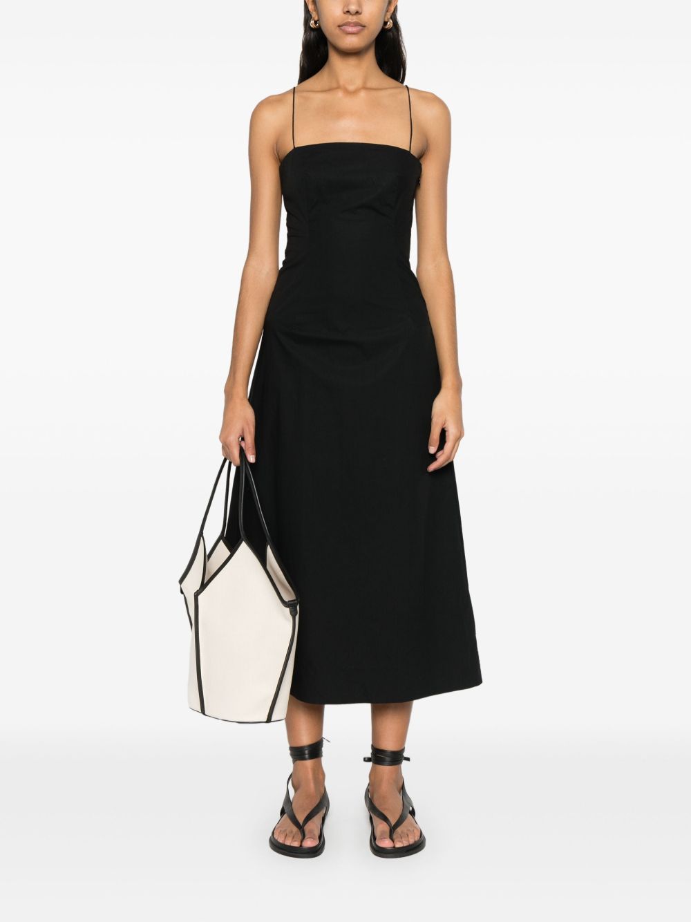 Faithfull the Brand Ostano midi dress - Black