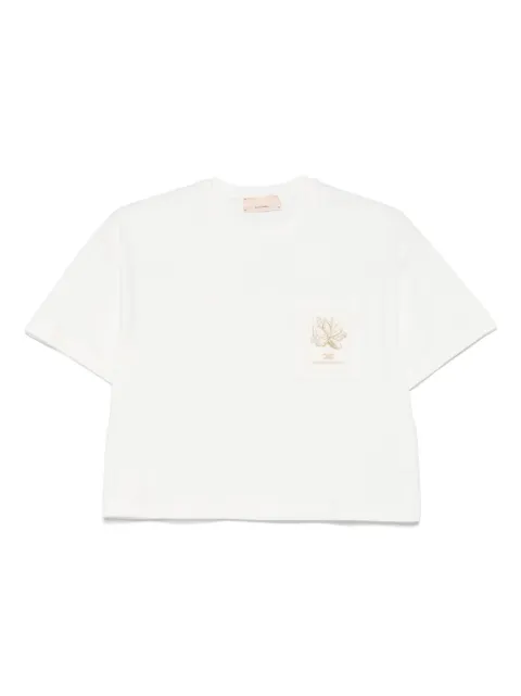 Elisabetta Franchi La Mia Bambina logo-patch T-shirt