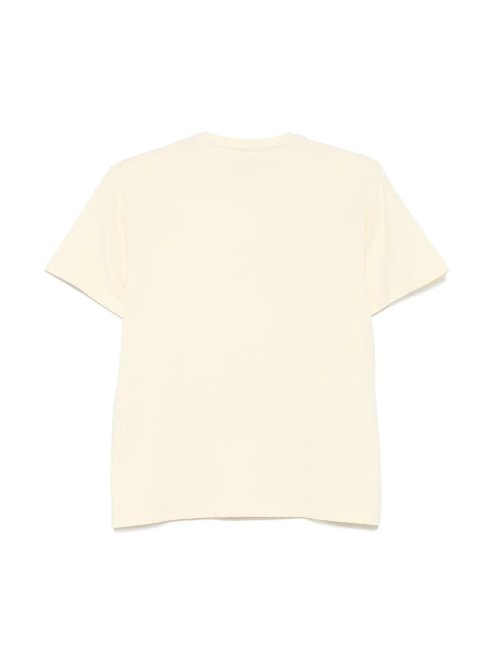 Elisabetta Franchi La Mia Bambina T-shirt met logopatch - Geel