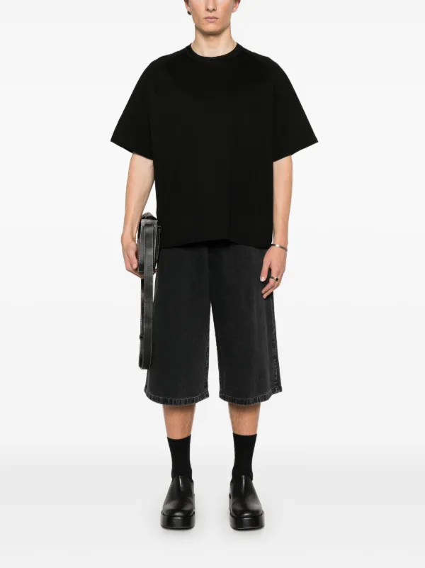 Sacai コットン Tシャツ | ブラック | FARFETCH JP