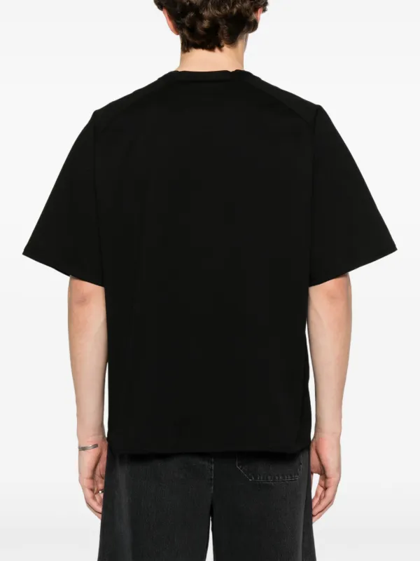 Sacai コットン Tシャツ | ブラック | FARFETCH JP