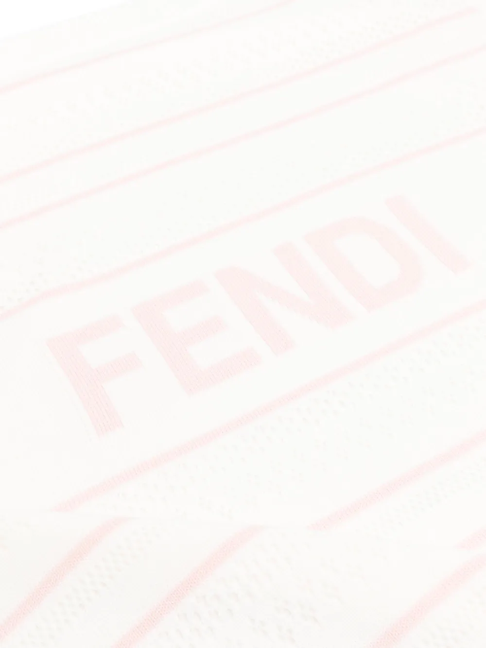 Fendi Kids Coperta all'uncinetto