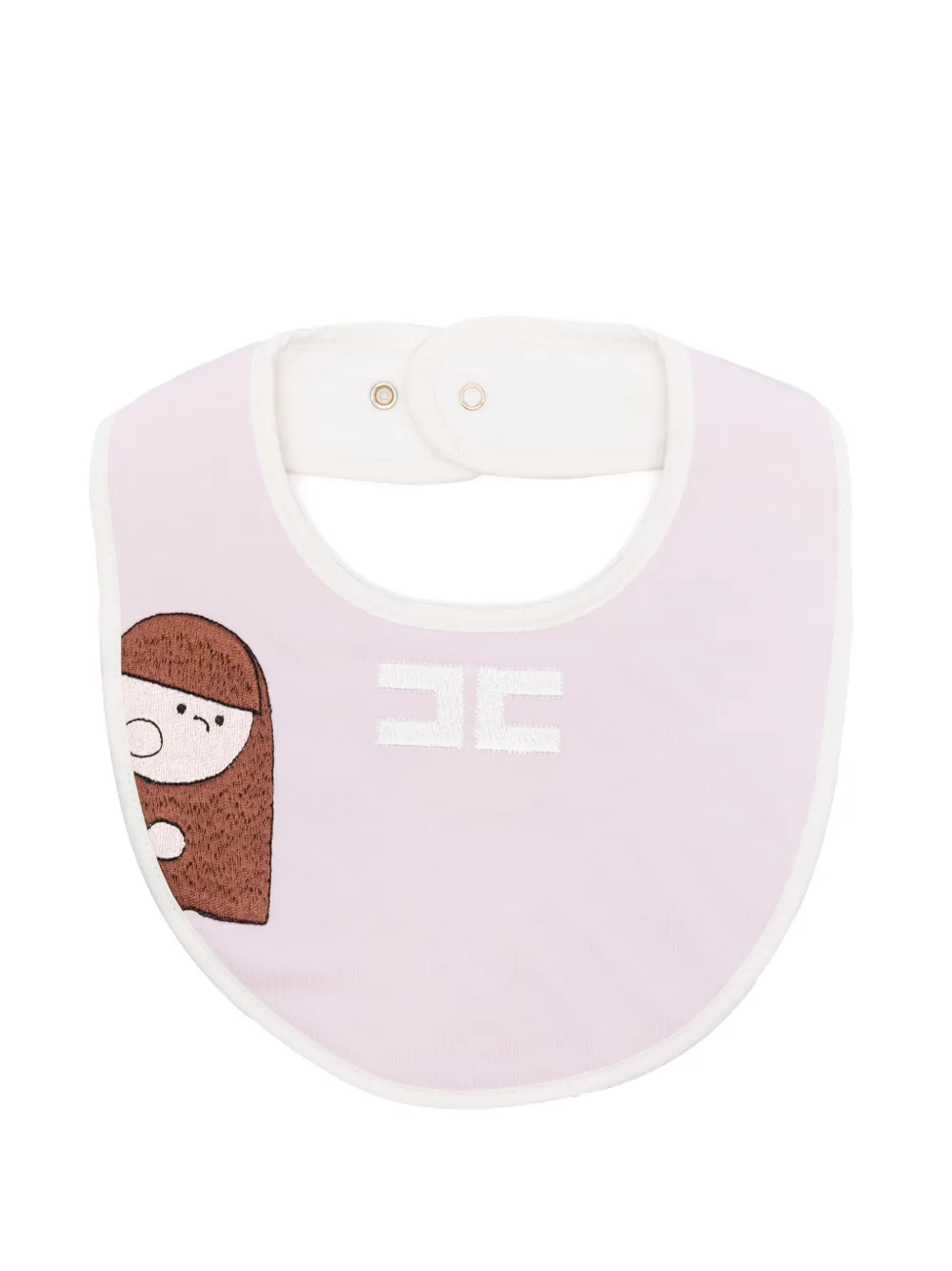 Elisabetta Franchi La Mia Bambina bavoir à motif brodé | rose | Image 1