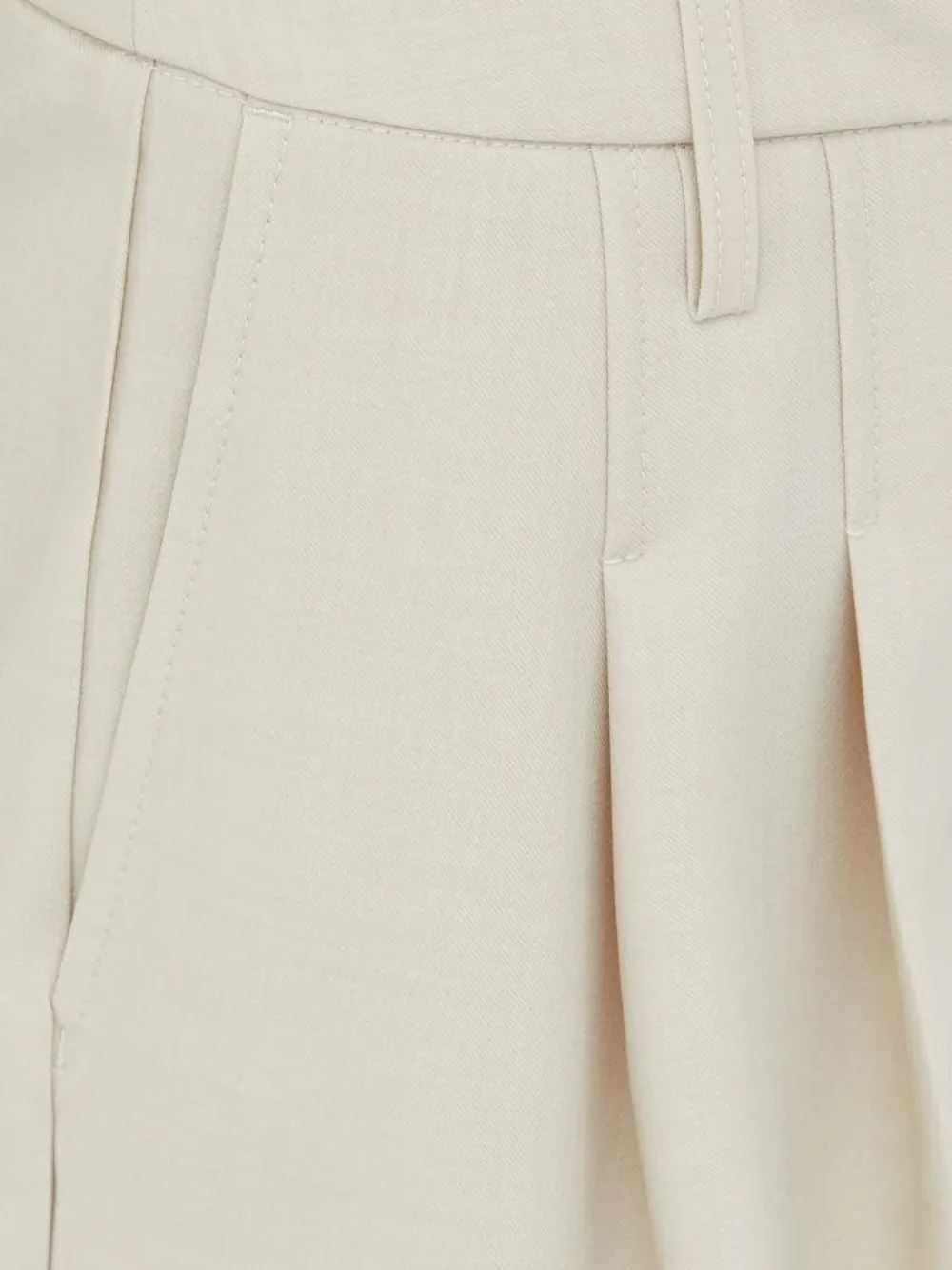 HERSKIND Geplooide shorts Beige