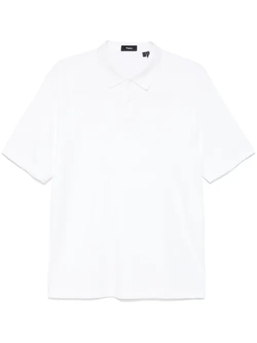 Theory polo Kayser - Blanc - Theory - Modalova