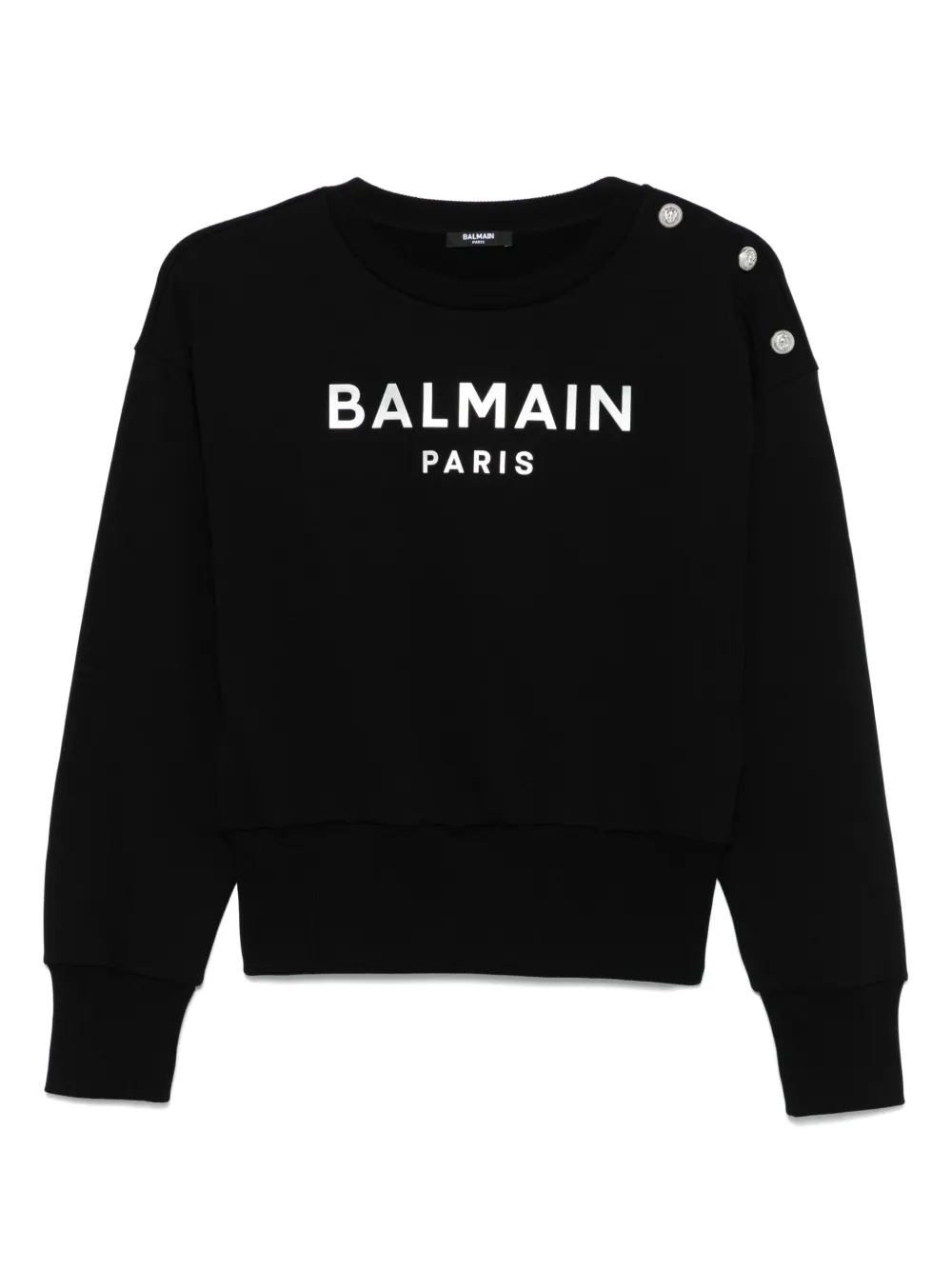 BALMAIN LOGO-PRINT SWEATSHIRT