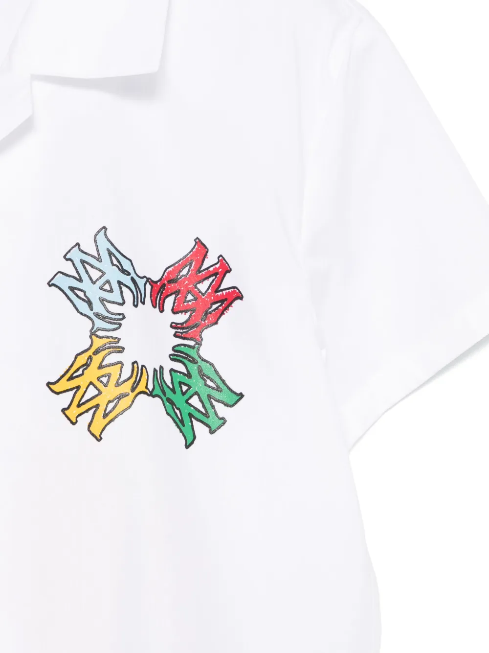 AMIRI KIDS Ma Quad Scribble shirt Wit