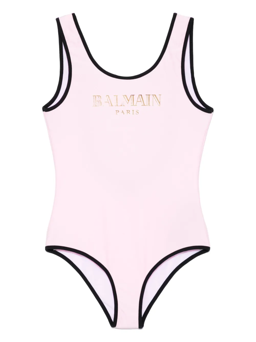 Balmain Kids Badpak met logoprint Roze