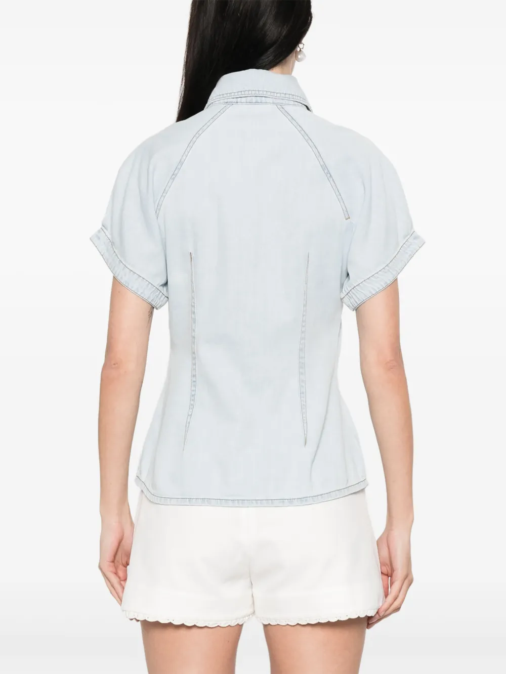 ZIMMERMANN Tallow shirt Blauw