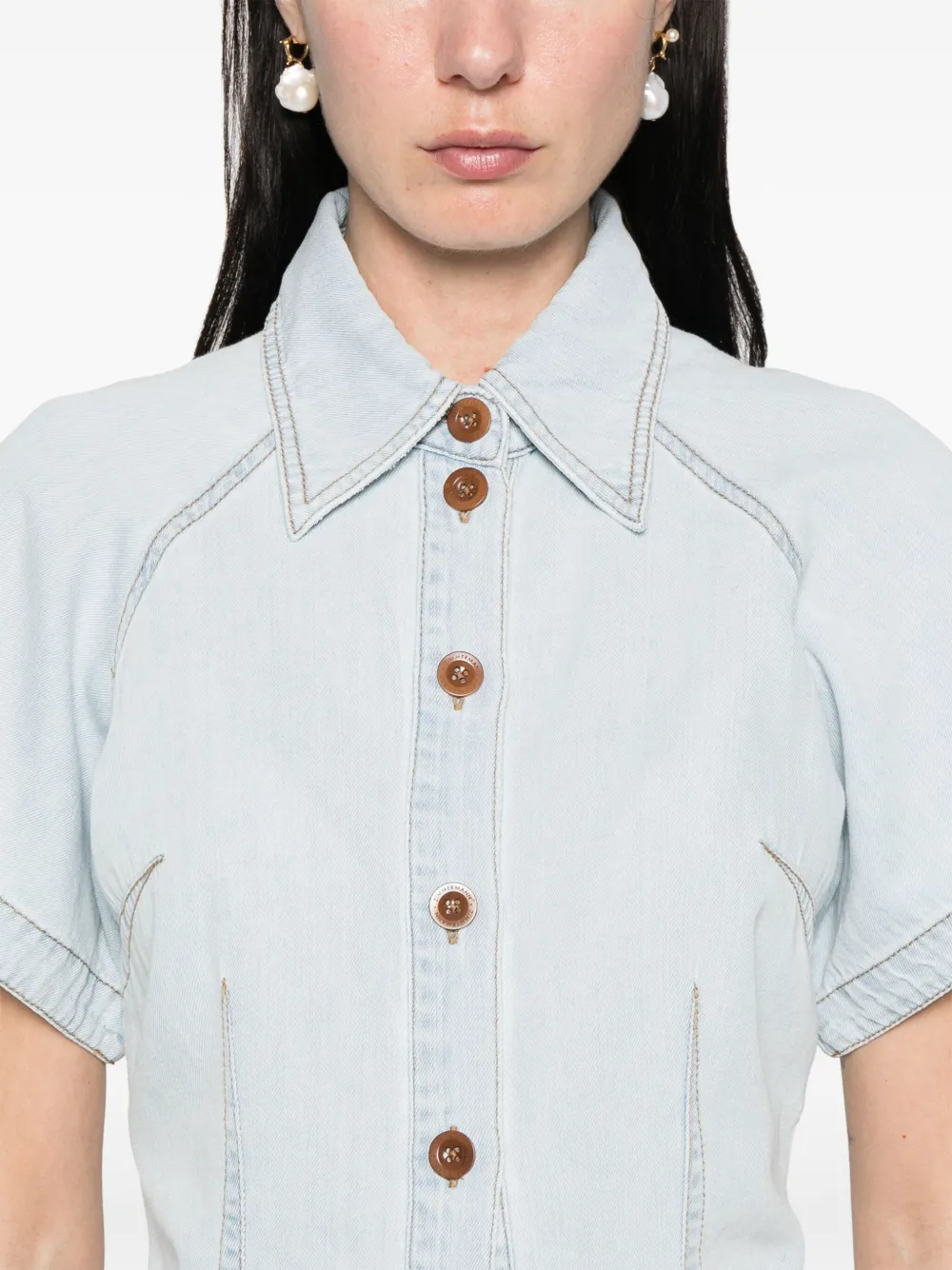ZIMMERMANN Tallow shirt Blauw