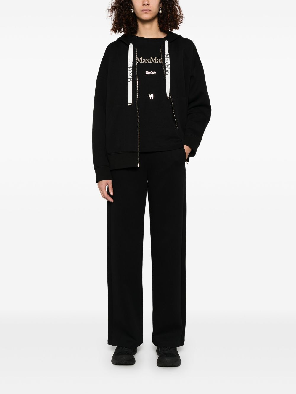 'S Max Mara Jour hoodie - Zwart