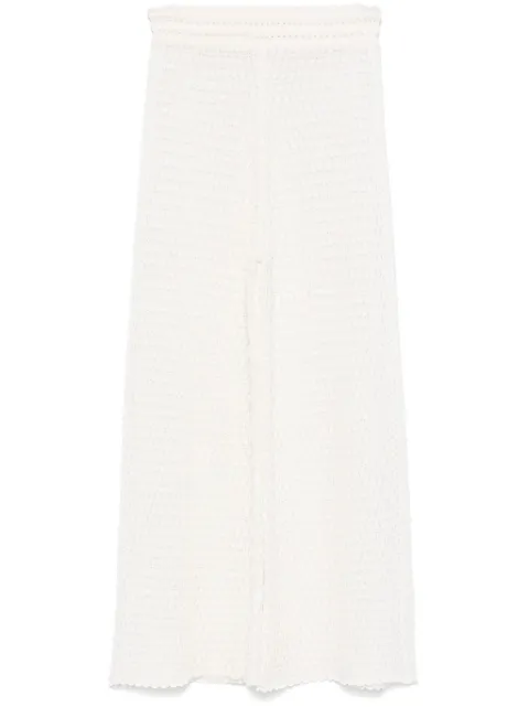 Eric Bompard pantalones de tejido calado