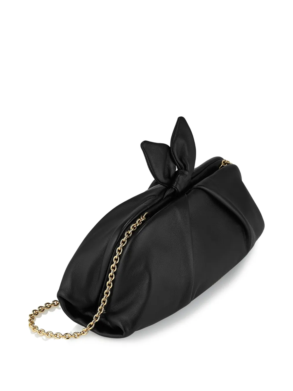 Aquazzura Kleine Bow Tie clutch - Zwart