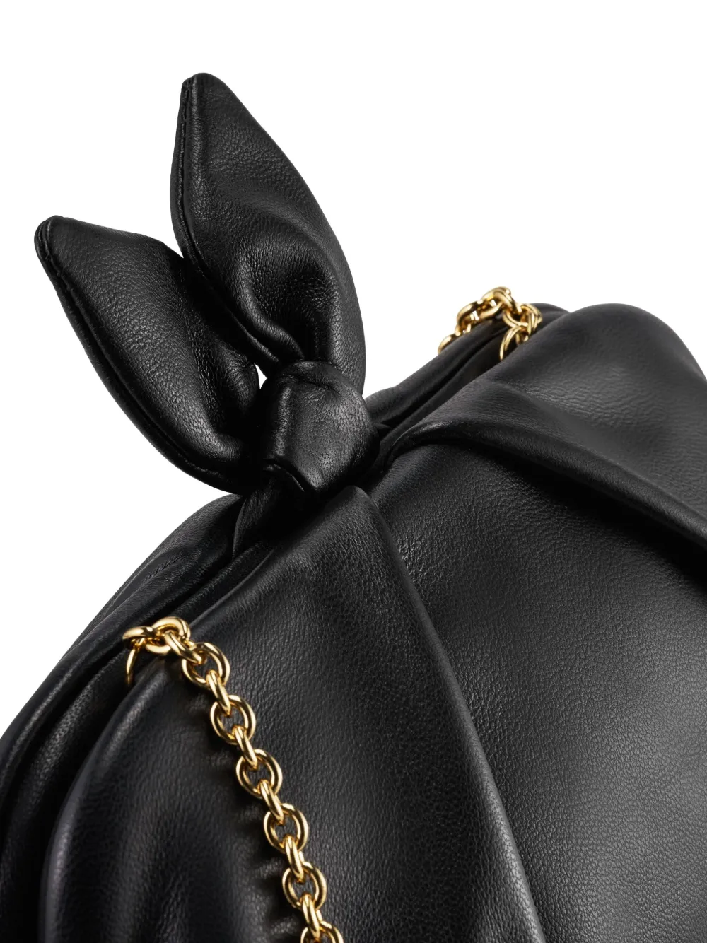 Aquazzura Kleine Bow Tie clutch Zwart
