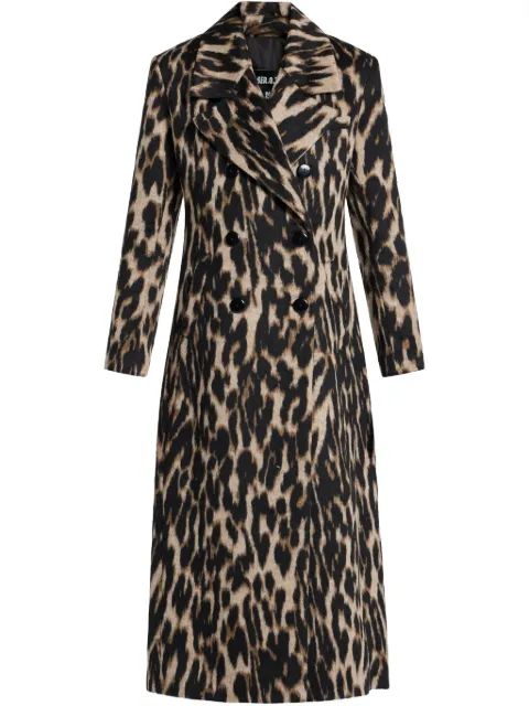 SER.O.YA abrigo con animal print