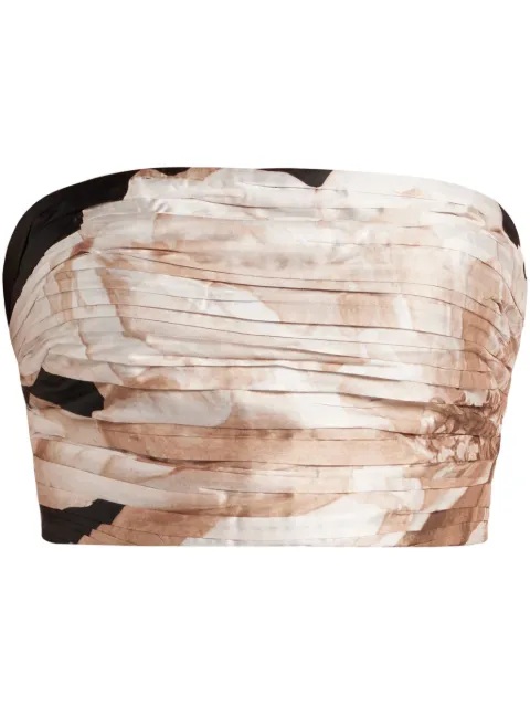 Hemant And Nandita ruched bustier 
