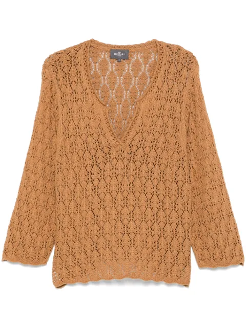 Eric Bompard suéter tejido de crochet