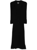Eric Bompard ribbed midi dress - Black