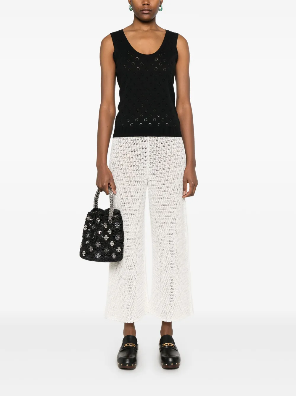 Eric Bompard pointelle-knit tank top | Vests & Tank Tops | Image 2