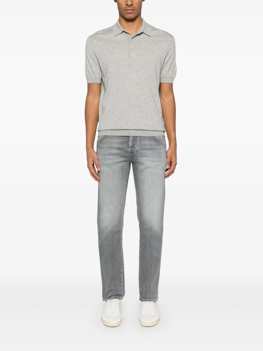 ericbompard Eric Bompard Poloshirt met korte mouwen - Grijs
