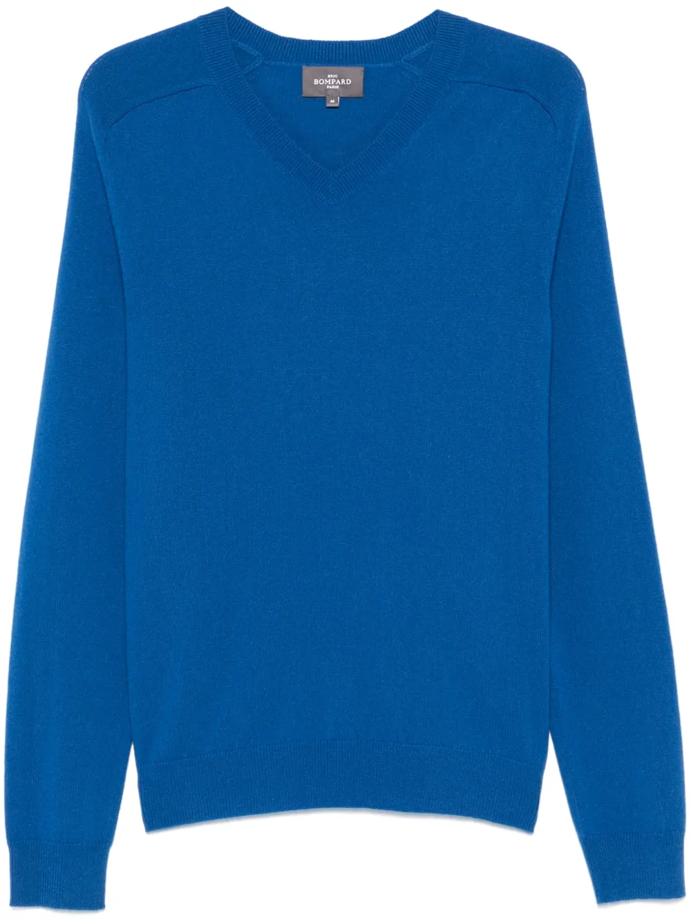 Eric Bompard pull à col v | bleu | Image 1