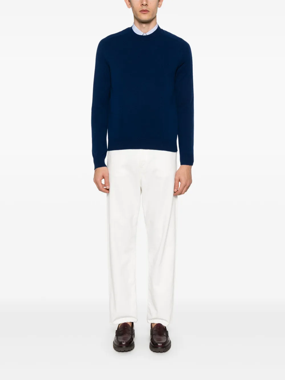 ericbompard Eric Bompard Trui met ronde hals - Blauw