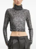 A.L.C. sequinned turtleneck top - Grey