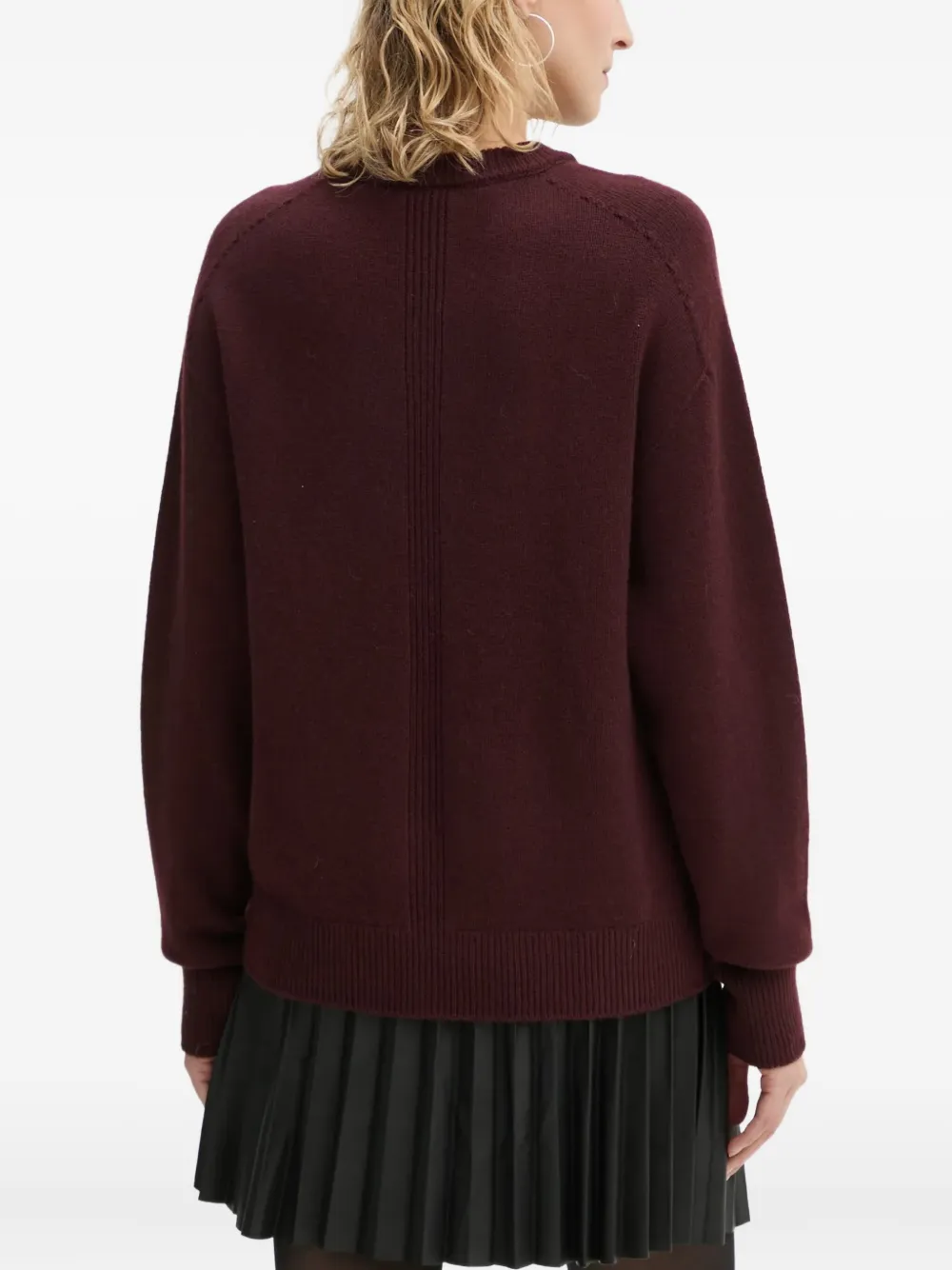 A.l.c Calven Sweater In Burgundy