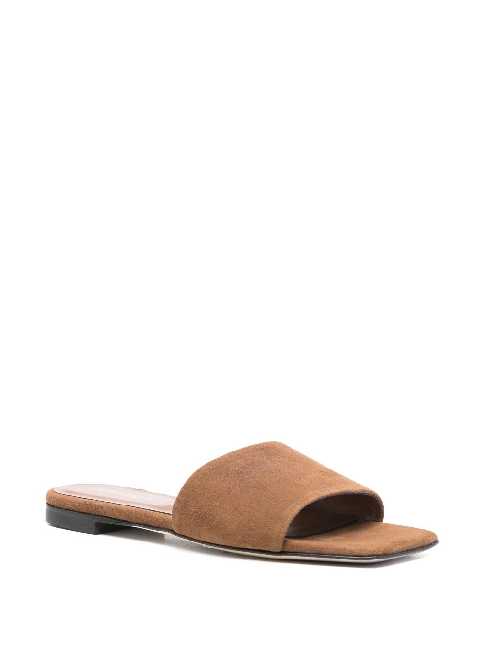 Semicouture Suède slippers - Bruin