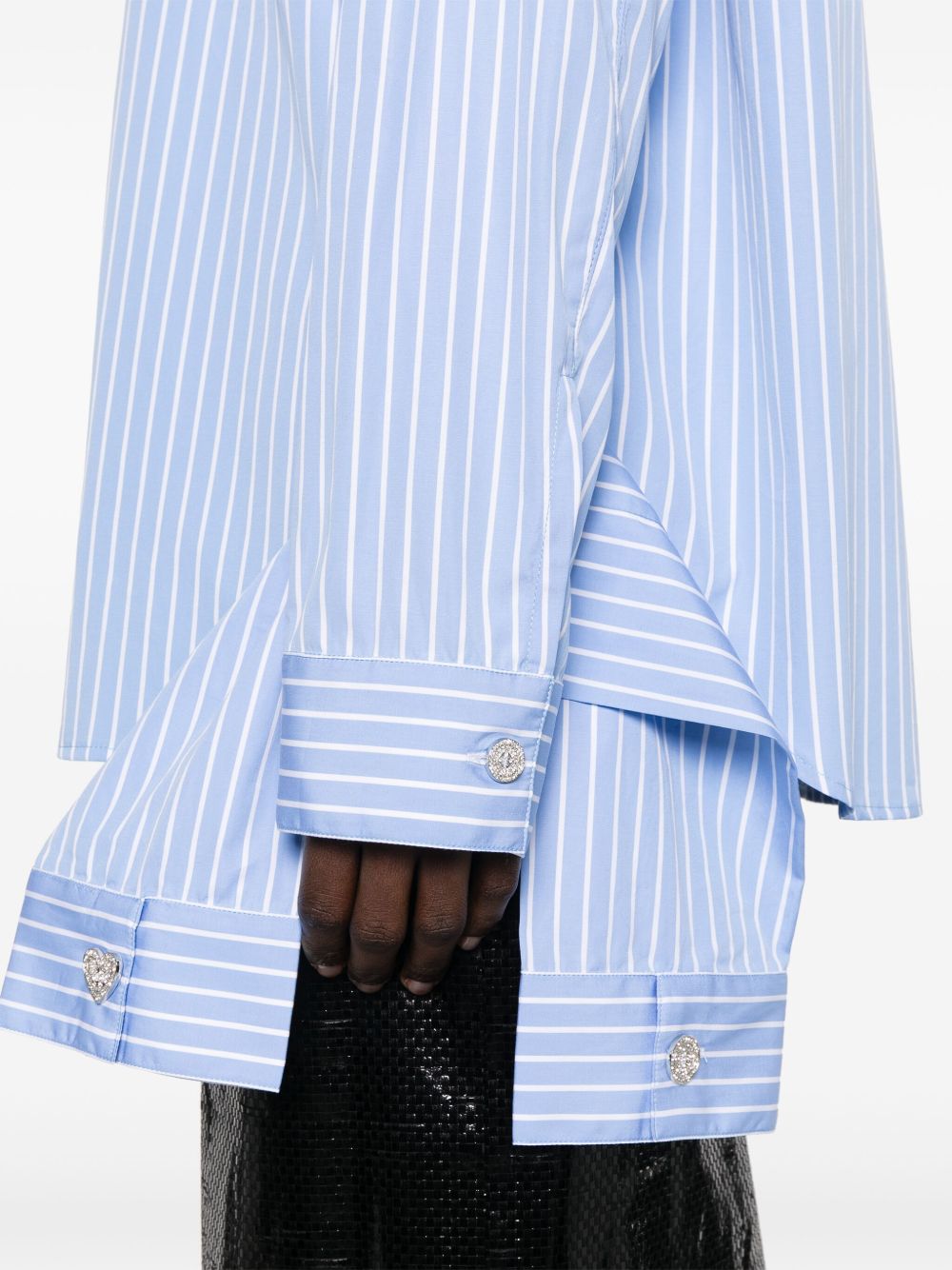 MACH & MACH STRIPED COTTON SHIRT