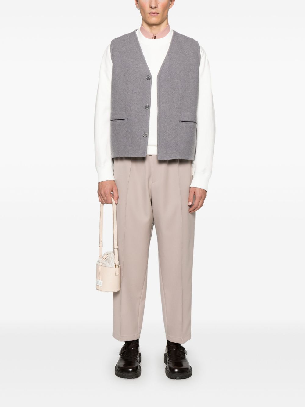 Jil Sander wool trousers - Beige